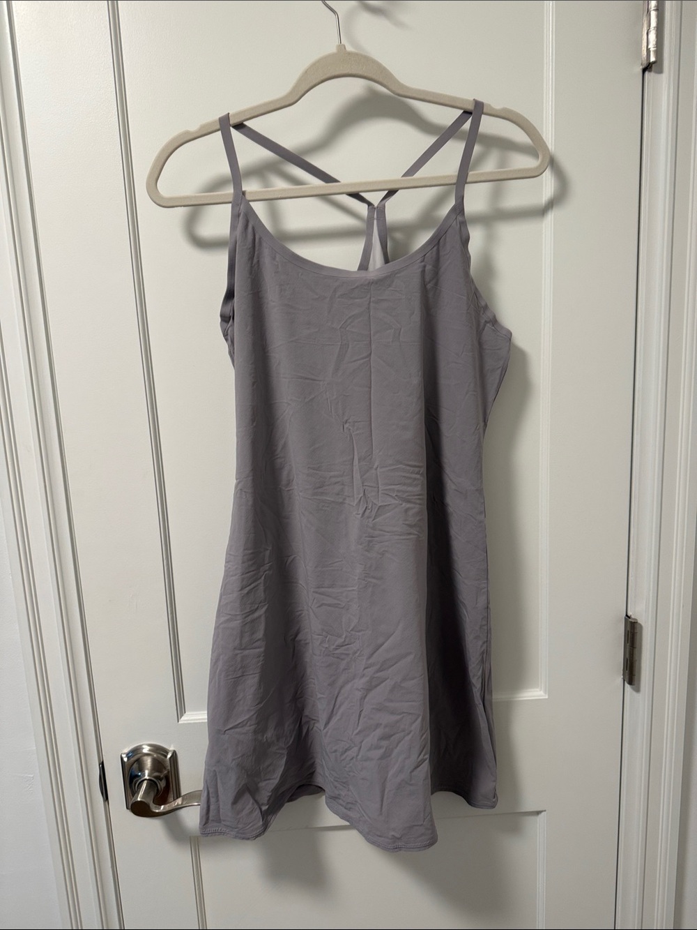 Outdoor Voices Lavender-Gray Strappy Slip